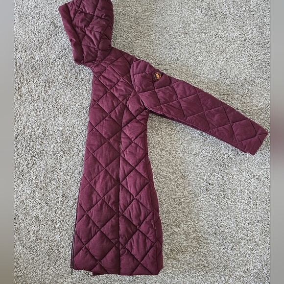 Save the Duck Hooded Stretch Parka sz 2 - Picture 5 of 11